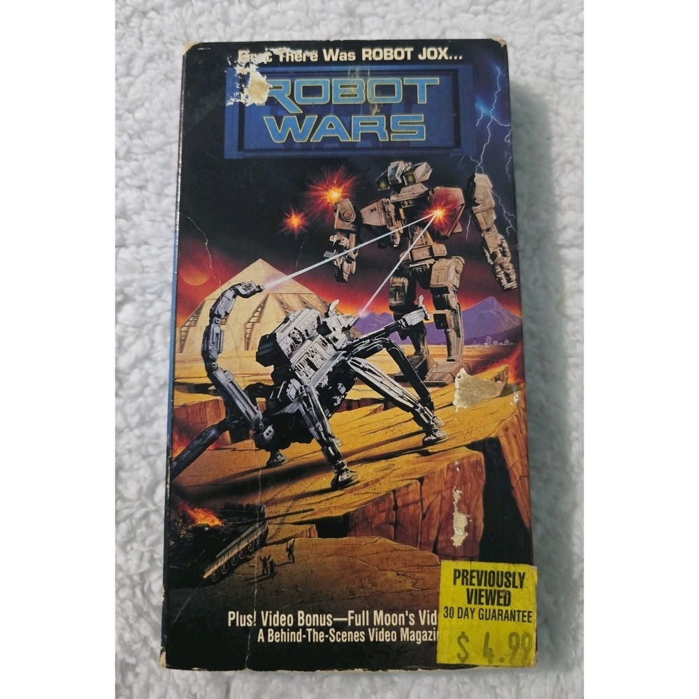 Robot Wars (1993) – VHS – Full Moon / Paramount Home Video – Mecha Sci-Fi